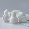 Santa Claus Candle Mold Festive Silicone Mold Beautiful Holiday Snowman Aromatherapys Resin Molds DIY Home Ornament