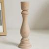 Handmade Wooden Candlesticks Rustic Taper Candle Stands Pillar Candle Stands  Home Table Decoration