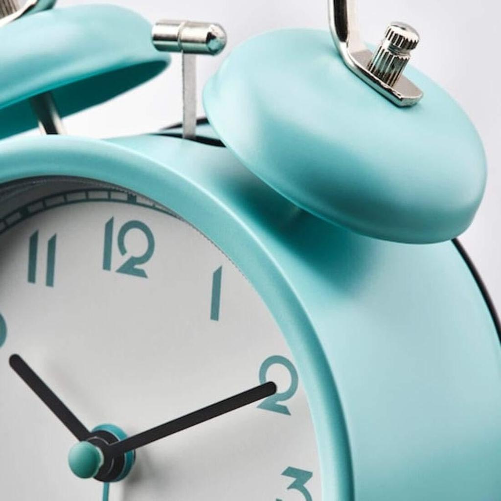 IKEA PLIRA Alarm Clock, 10 cm, Turquoise (605.408.40)