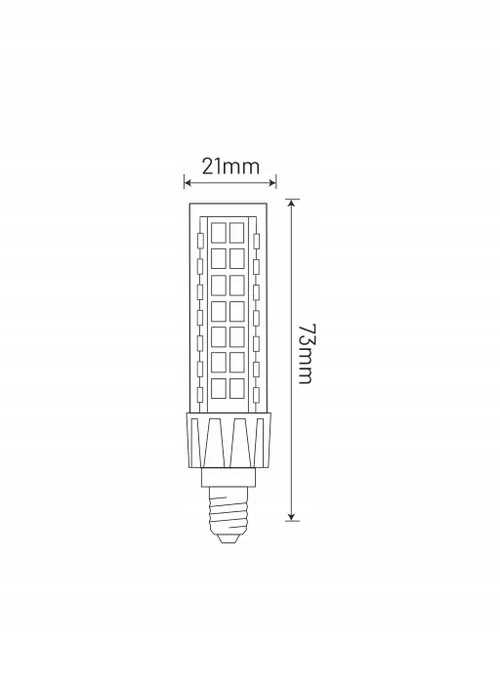 Lampa Led E14 6,8W 720Lm 2700K Okap Inq