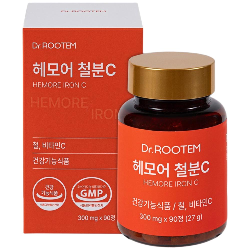 Dr. Rutem Hemore Iron for Anemia Non-heme Iron Supplement 1 Pcs 90 Tablets