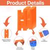 Plastic Scraper with 100/200 Plastic Blades Multipurpose Window Scraper Non-Scratch Scraper for Removing Stickers Decals Glue
