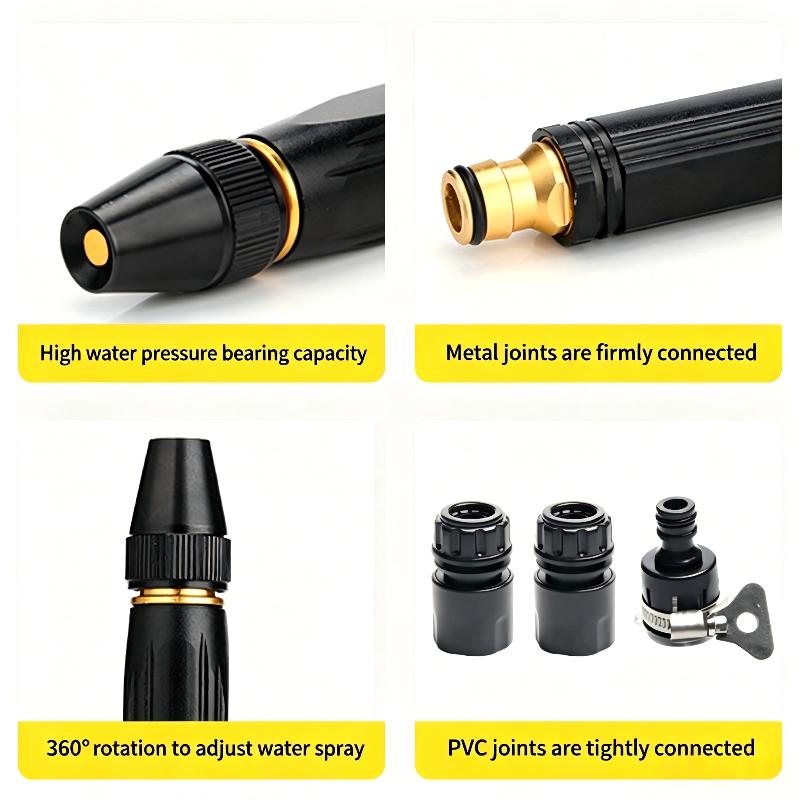 Home High Pressure Car Wash Water Tool, 2026 Heavy High Pressure Washer Tool, Adjustable Booster High-Pressure Car Washing