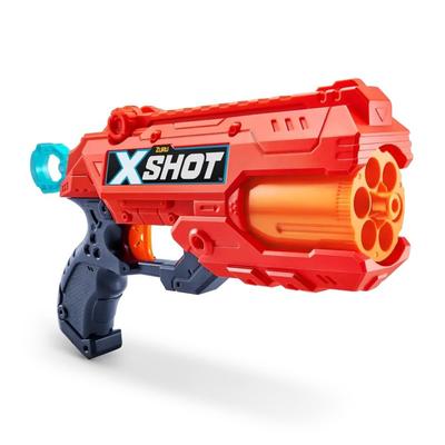 ZURU XSHOT Excel Reflex Blaster Toy with Sponge Authentic 6, 12-dart Darts, 36433, Product.