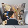 Anime YYURi On ICE Pillow Case Fashion Square Pillowcase Bedroom Sofa Room Ins Decoration Leisure