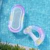 New Arrival Adult Inflatable PVC Water Lounger - Striped Mesh Floating Hammock