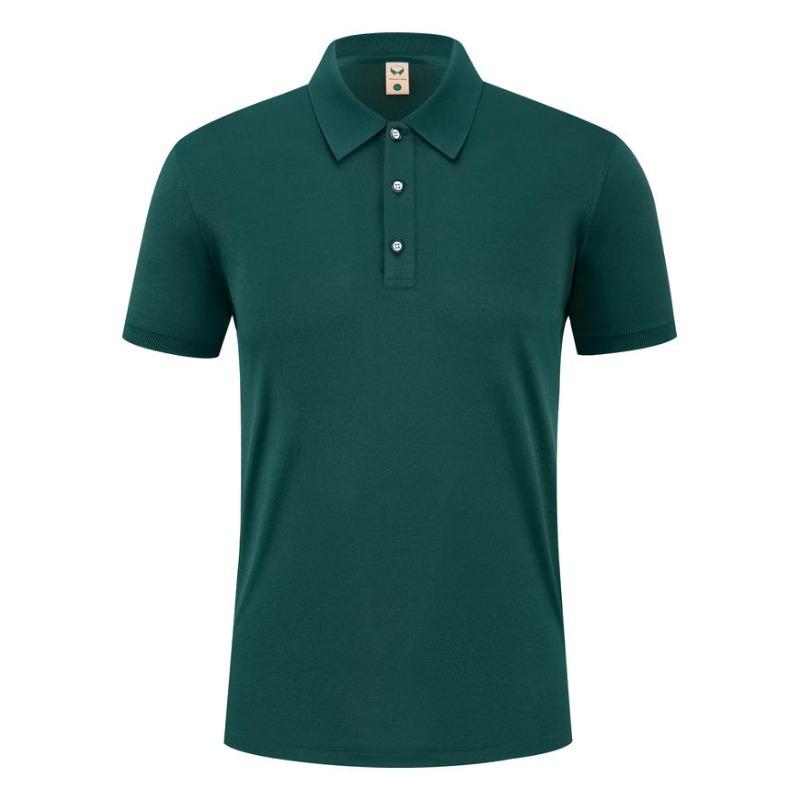 Classic Uniform Polo T Shirt Men   Summer Formal Collar T-shirt For Men Casual Camiseta Polos De Hombre