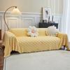 Autumn and Winter Solid Color Thickened Three-Dimensional Suede Sofa Towel Sofa Cover Towel Anti-Scratching Sofa Cover Universal Cover Blanket