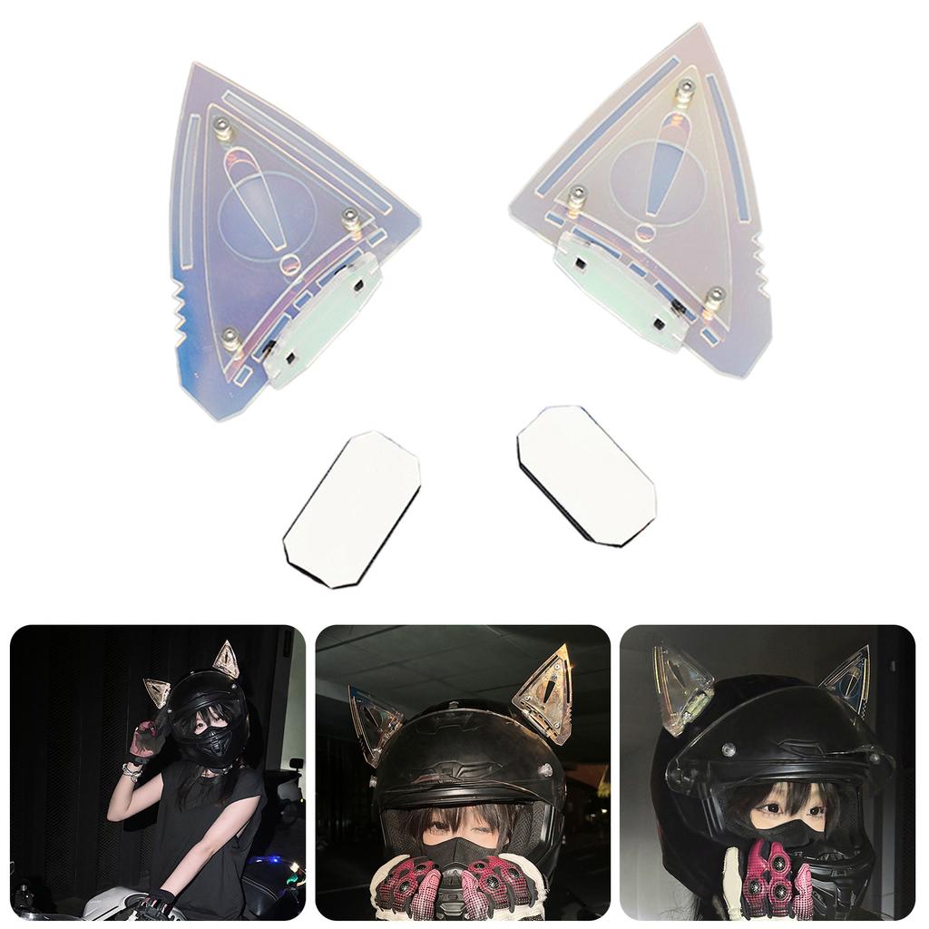 Anime Cat Ear Headband for Halloween Popular Female Motorcyclist Hairhoop Role Playing Props Hairdband Costume Accessory