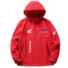 HONDA 2025 Spring/Summer Outdoor Jacket - Men's and Women's Racing Windproof and Waterproof Three-in-One Hat - Detachable PPQ Coat
