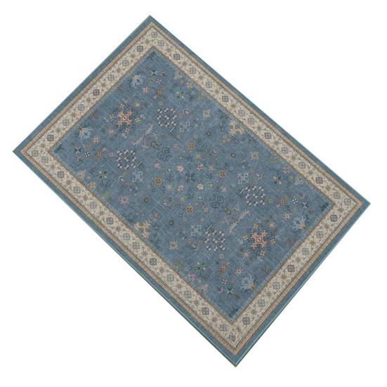 Retro Entrance Rug Ethnic Style Doormat Farmhouse Non-Slip Floor Mat Absorbent Living Room Rug for Entryway Kitchen Bathroom