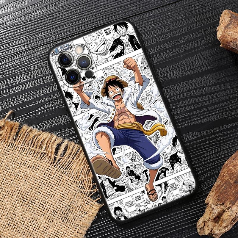 Comics One Pieces Anime Funda For iphone 17 Case For iPhone 16 15 11 12 13 Mini 17 Pro Max 16 Plus 17E 16E Air Case Soft Cover