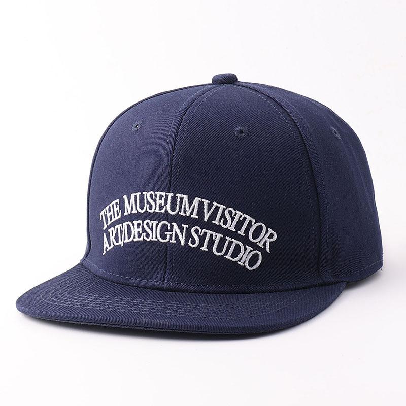 New niche trendy brand letter embroidered baseball cap European and American personality hip hop flat brim cap