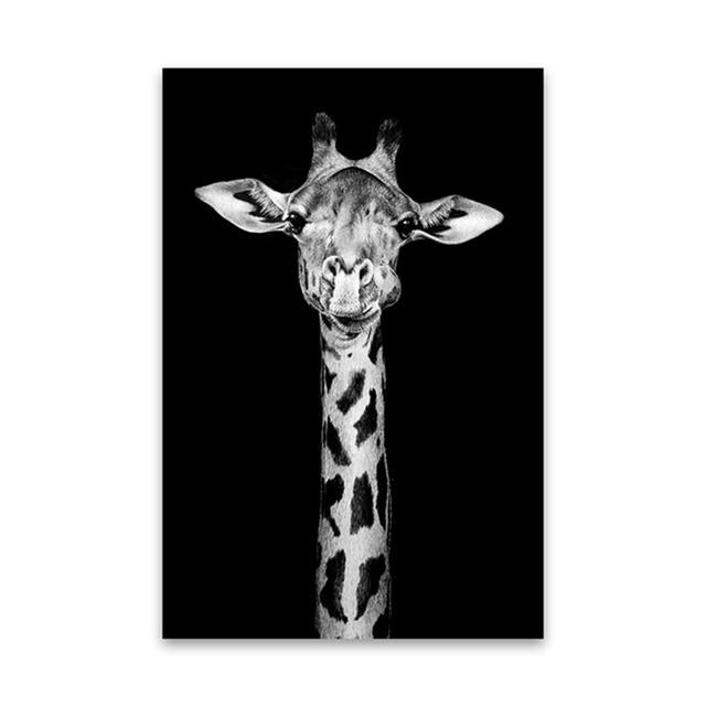 

HAOSHUNDA холст картина настенное искусство печать на холсте портрет животного постер изображение для гостиной домашний декор 21*30cm