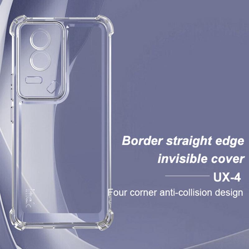 IMAK UX-4 Series For Honor GT Case Straight Frame Four Corner Shockproof Clear TPU Cover