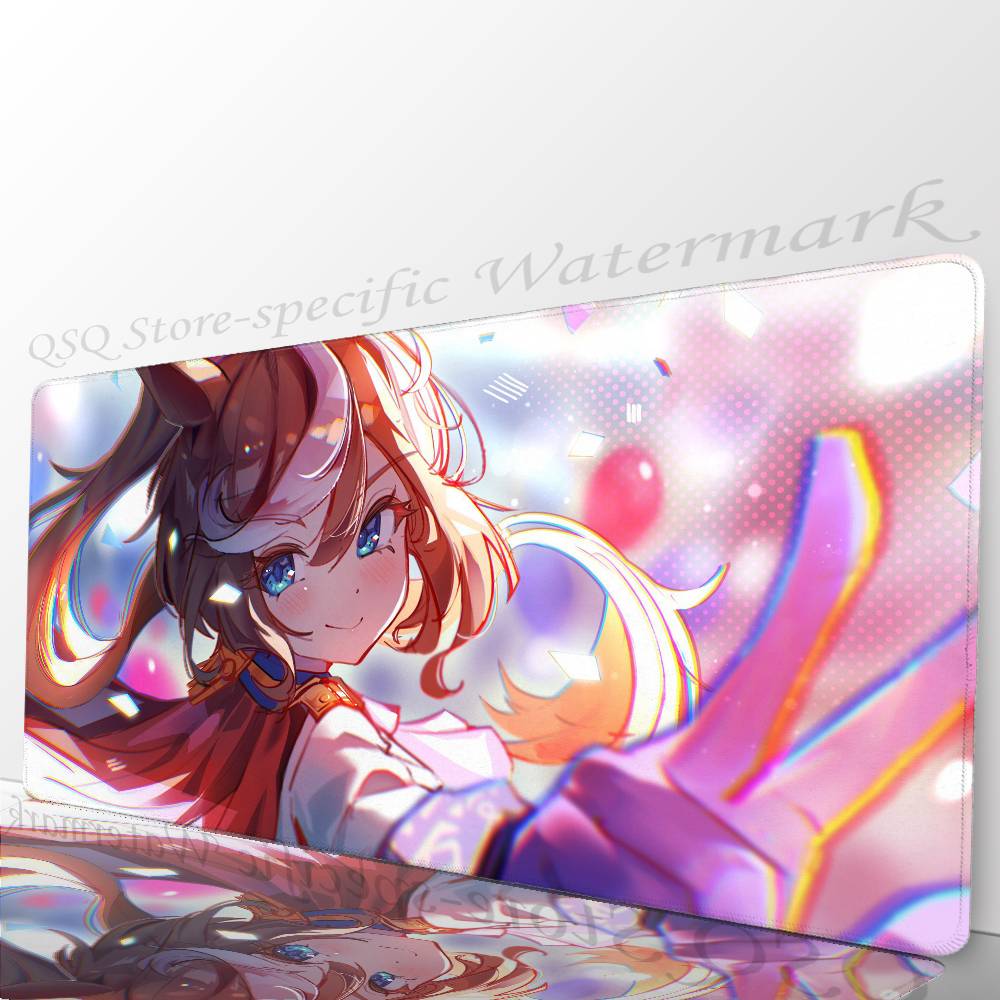 Tokai Teio Game U-Umamusume Mousepad Non-slip Suitable For Office Computers Laptops E-sports Game Desk Mats XXL Keyboard