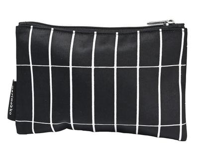 Marimekko Schlanke Kosmetiktasche, KAIKA Pieni Tiiliskivi, Schwarz, 70893 070893 910, Skandinavisches Design [Parallelimport]