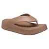 Crocs Fashionable Comfortable Versatile EVA Non-Slip Flip Flops Women Footwear Brown 209410-2Q9