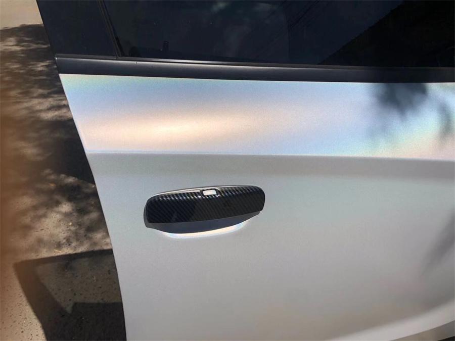 Door Handle Covers Decor Cover Trim For Dodge Charger 16-21 Carbon Fiber Style