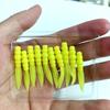 DUODUOYU 10PCS New Mini Soft Fishing Lure 0.3g/35mm Silicone Bait Swimbait Wobblers Worm Bass Carp Rockfishing Fishing Tackle