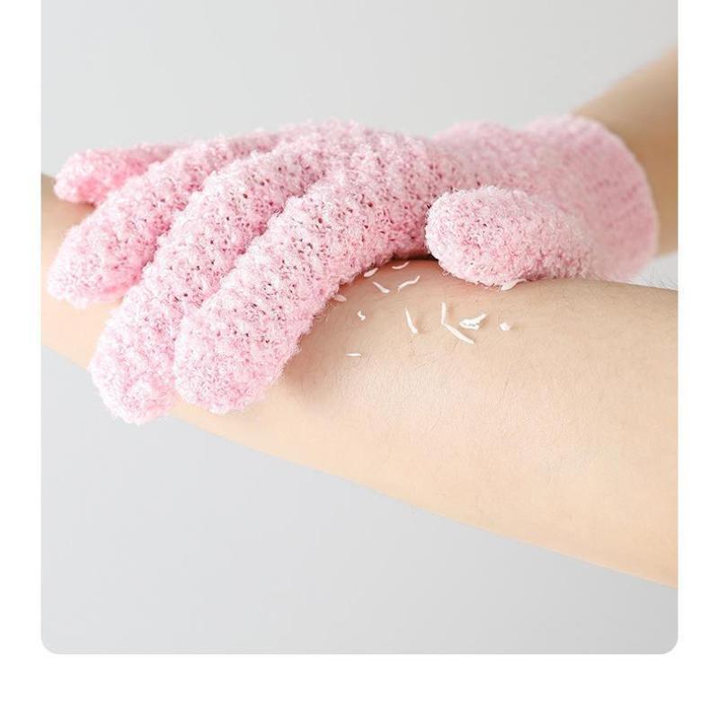 Exfoliating Bath Gloves Soft Massage Shower Gloves For Deep Cleansing & Dead Skin Removal