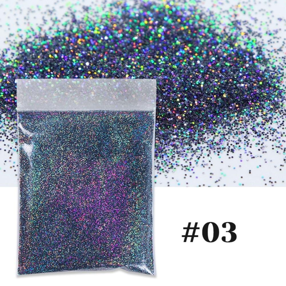 New Holographic Nail Glitter Powder Laser Rainbow Chrome Nail Powder Linear Glitter Diamond Nail Art Glitter Facepaint