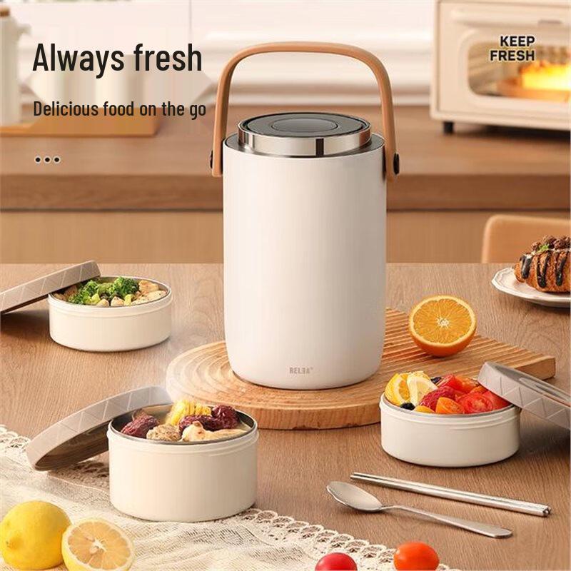 

2.2L Stainless Steel Insulated Lunch Box