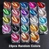 Xiaomi 23 Colors Metallic Chrome Nail Powder Set Y2K Magic Mirror Gold Silver Decor Rubbing Glitter Pigment Flakes Manicure Accessories