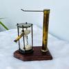 Nautische Messing Sanduhr, Dekorative Sanduhr mit Holzsockel, Messing Sanduhr, Individuelle Heim- und Bürodekoration, Weihnachtsgeschenk