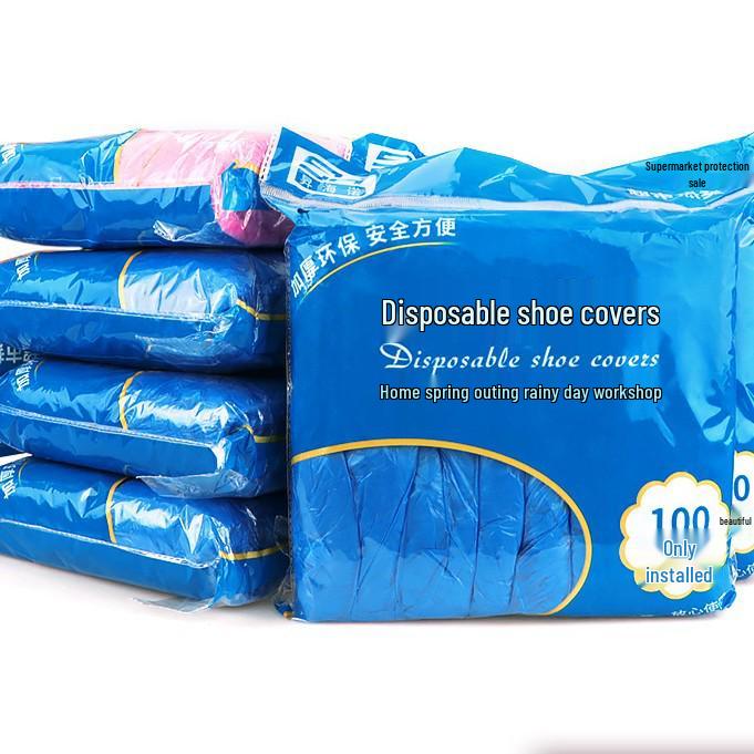 2000 Einweg Wasserdichte Plastik Überschuhe für den Innenbereich
