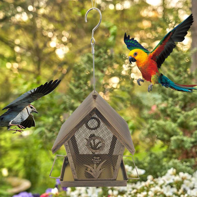 Bird Feeders For Outdoors Squirrel Proof Metal Mesh Bird Feeders For Outdoors Weather-Resistant Finch Feeding Station For China Mainland