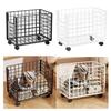 Laundry Cart with Wheels for Bedroom And Laundry Space Clothes Storage Organizer Portable Foldable Trolley for Home Use