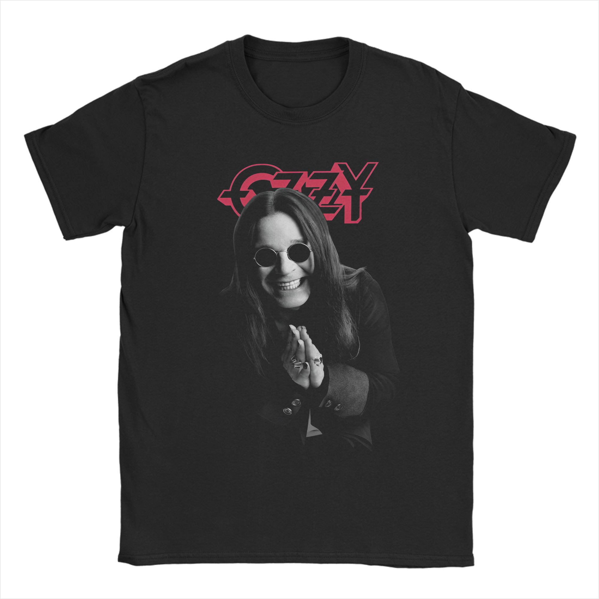 

Unique Ozzy Osbourne TShirt Men Women Crewneck Cotton T Shirt Short Sleeve Tee Shirt Loose and Casual Clothing S