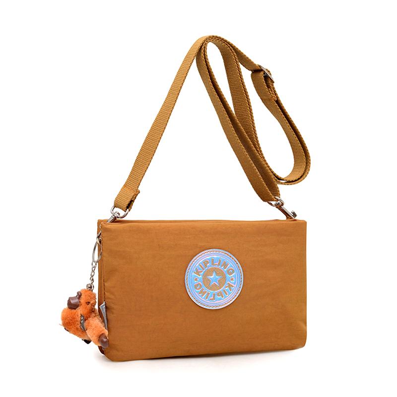 

Повседневная нейлоновая наплечная сумка, сумка кроссбоди с плюшевой подвеской в виде обезьянки, водонепроницаемая, легкая, сумка-мессенджер, унисекс