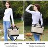 1Pc Large-Capacity Square Ice Packs Minimalist Insulated Lunch Box Bag Crossbody Fresh-Keeping Picnic Bag For Outdoor Use