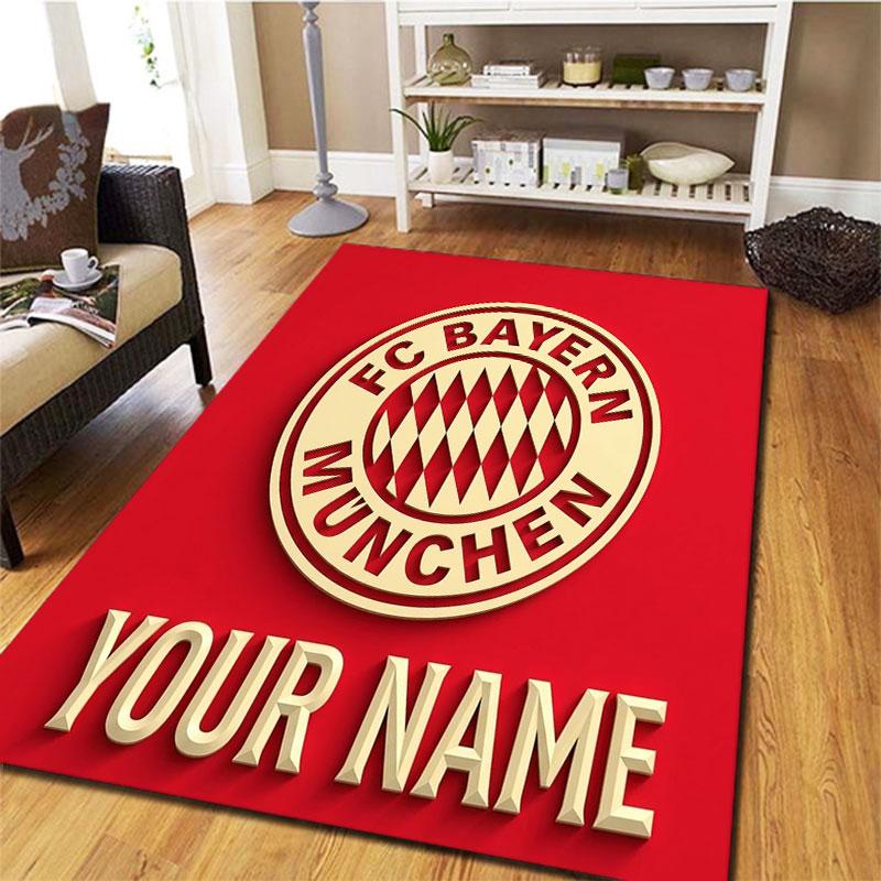 FC Bayern Munchen Custom Name Carpet Rug for Living Room Bedroom Home Sofa Decoration,Kids play Non-slip Floor Mat