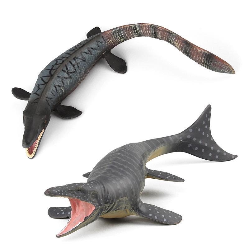 Jurassic Dinosaur Model Toy, Simulated Animal Model Sea King Mosasaurus Solid Static Ornament Doll Collection