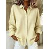 Women's Vintage Palid Print Long Sleeve Shirts Casual Fashion Buttopn Loose Laper Shirt Cardigan Ladies Tops