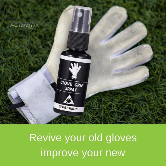 Lightweight Goalkeeper Glove Spray 30ml Football Grip Sprayer Rugby Maintenance Tackifier Sticky for All Goalie Gloves Cleaner Game-time