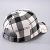 Spring And Autumn Korean Style British Fashion Baseball Cap For Women, Classic Plaid Hard Top Sun Hat, Casual Sports Cap