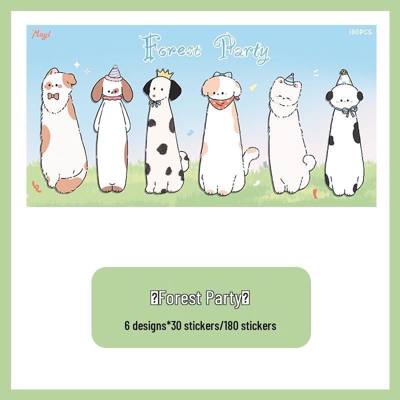 Cute Cat Sticky Notes & Bookmarks: Cartoon Index Markers, Student Classification Tabs, Reusable DIY Stickers