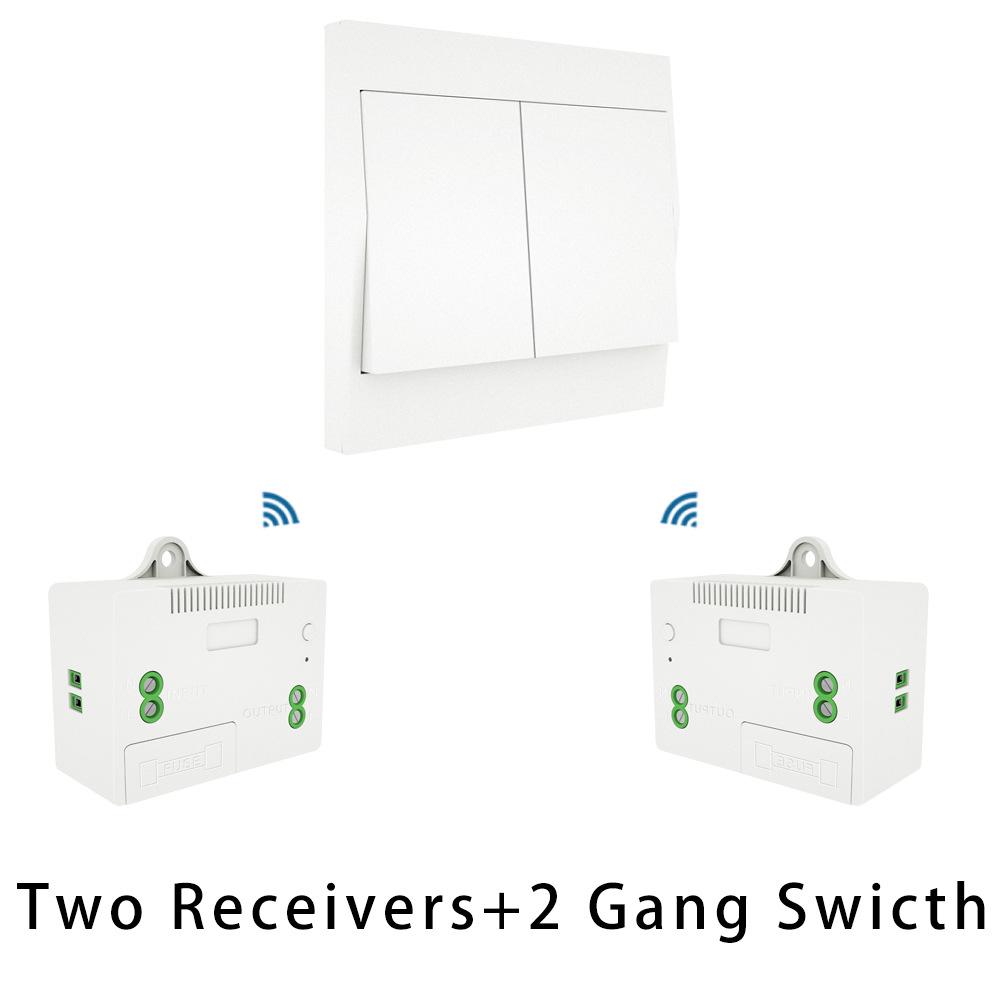 Battery-free Wireless Smart Light Switch, Stick-on Panel, 220V