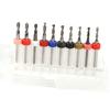 10pcs PCB Print Circuit Board Cemented Carbide Mini Micro Drill Bits CNC 2.1mm 3.0mm