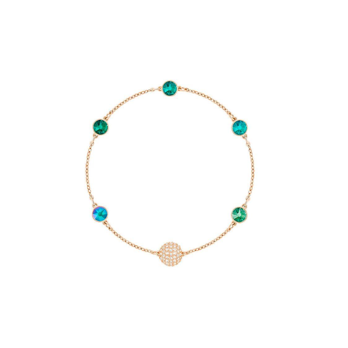Swarovski Collection Green Strand Versatile Magic Chain Bracelet Women bracelet Orange 5412326 M