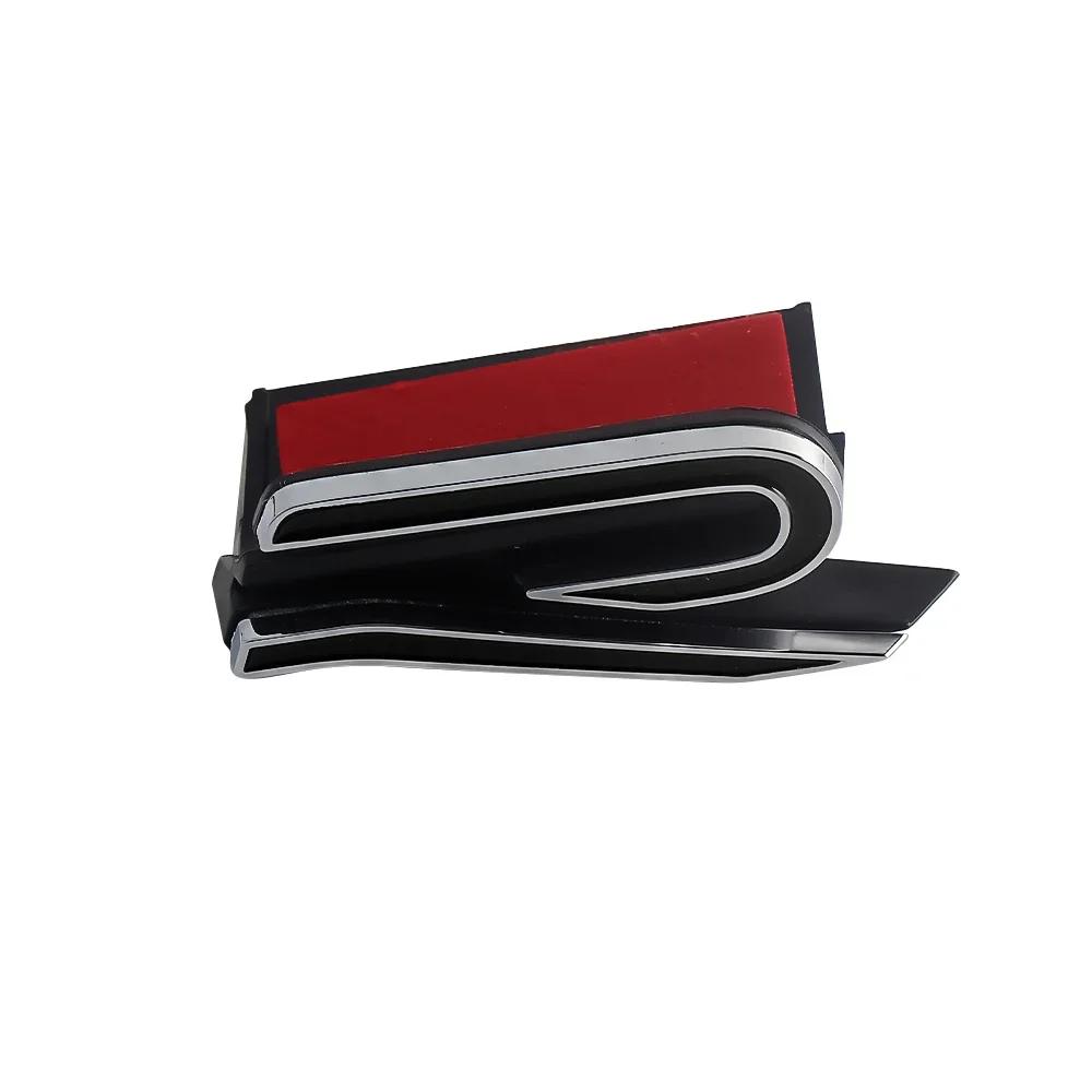 ·3D Car Head ABS Modified Front Grille R Logo Emblem Sticker For Volkswagen VW Rline Polo Passat B5 B7 Golf 8 Touran Caddy GTI