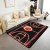 Erosebridal Cartoon Axolotl Area Rug 5x7 for Kids Boys Girls Bedside, Kawaii Axolotl Indoor Floor Mat Non Slip, Cute Reptiles Fish Sea Weed