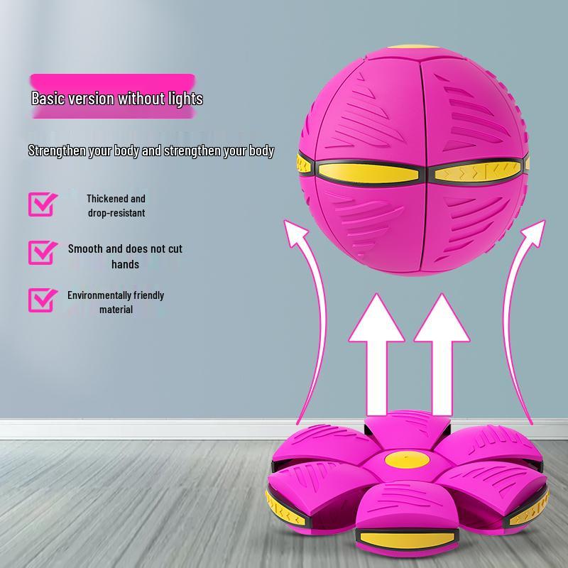 

Kids Elastic Flying Saucer Ball – Interactive Outdoor Bouncy Toy