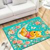 1pc Winnie Pattern Area Rug Soft Flannel Floor Mat for Living Room, Bedroom, Sofa Coffee Table Floor Mat