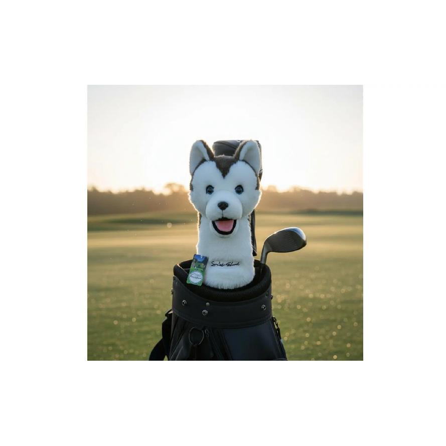 Husky Sport Headcover Accommodates 460cc Sport Sport Drivers Soft Dog Headcover Soft Dog Driver Cover Easy On and Detach