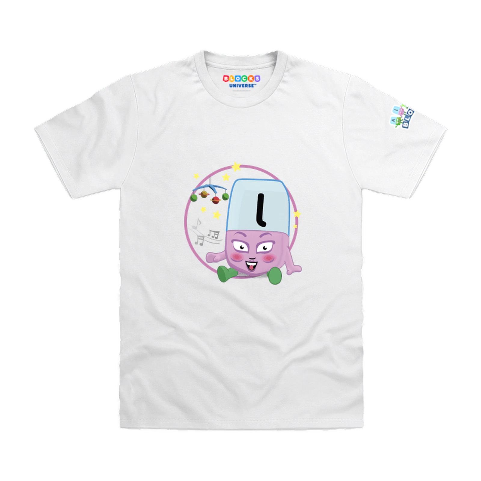 Officially Licensed Alphablocks - Alphablock L - Lovely! Kids T-Shirt 110